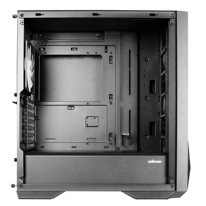 Z9 Iceberg MS Black ATX Mid Tower PC Case, 140mm ARGB Fan x4