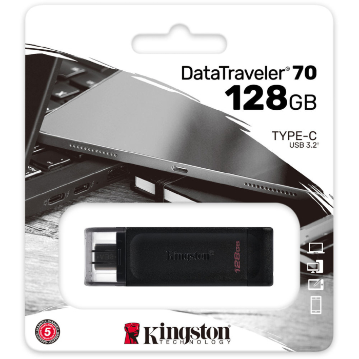 128GB DataTraveler 70 DT70/128GB USB 3.2 Gen 1