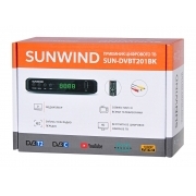 Ресивер DVB-T2 SunWind SUN-DVBT201BK черный