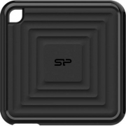 Накопитель SSD Silicon Power USB-C 4TB SP040TBPSDPC60CK PC60 1.8" черный