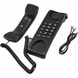 Телефон проводной Ritmix RT-007, черный