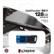 Флеш Диск Kingston 128Gb черный (DT80M/128GB)