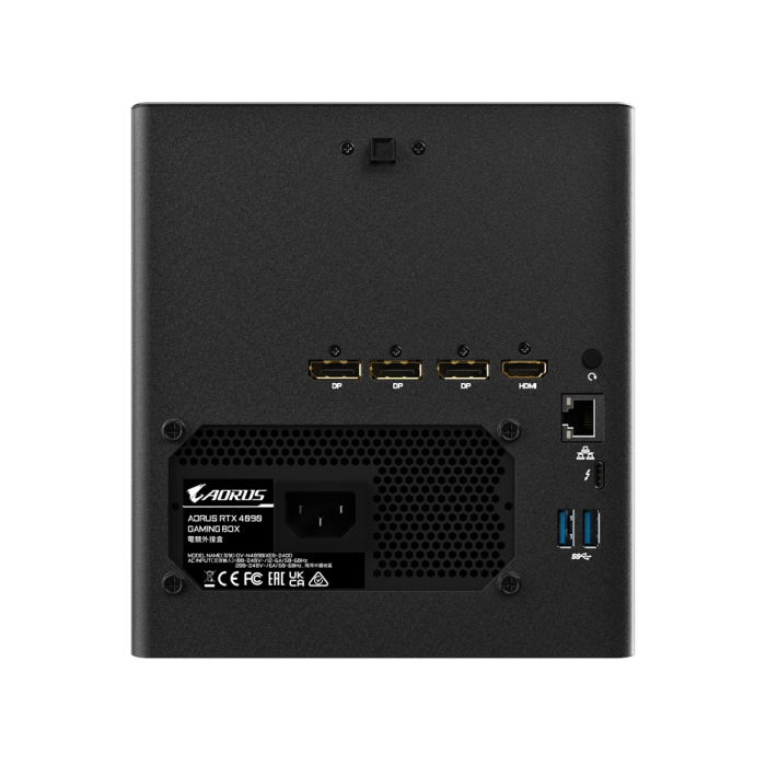 RTX4090 AORUS GAMING BOX 24GB GDDR6X 21-Gbps HDMI DPx3 LAN USBx3 Thunderbolt3-Type-C RTL