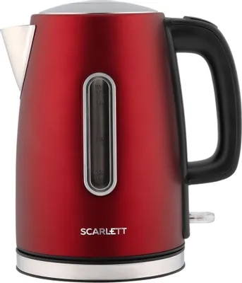 Чайник электрический Scarlett SC-EK21S83 1.7л. 2200Вт, красный/черный 