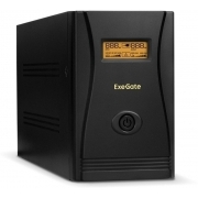 ИБП ExeGate SpecialPro Smart LLB-2000.LCD.AVR.2SH.RJ.USB, черный