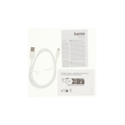 Кабель Hama H-201579 00201579 USB-A-Lightning MFI 1м белый