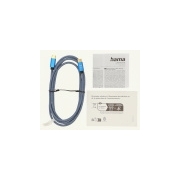 Кабель Hama H-201557 00201557 USB-C-USB-C 1.5м синий