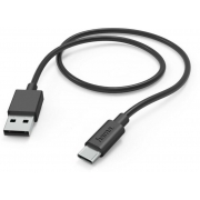Кабель Hama H-201594 00201594 USB-A-USB-C 1м черный