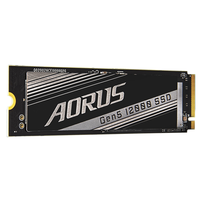 2TB M.2 2280 AORUS Gen5 12000 AG512K2TB AORUS Gen5 12000 PCI-Express 5.0x4, NVMe 2.0, 3D TLC NAND Flash