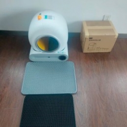 Коврик к кошачему туалету Cat Joy Smart Cat Litter Box SCB-01, размер 60x45x15 см (Litter Pad), серый