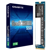 2TB M.2 2280 Gen3 2500E G325E2TB Gigabyte Gen3 2500E PCIe 3.0x4, NVMe 1.3, MTBF 1.5
