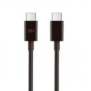 USB-кабель USB-C to USB-C cable 5A (1.5m) black 100W (ZMKAL08ECNBK)