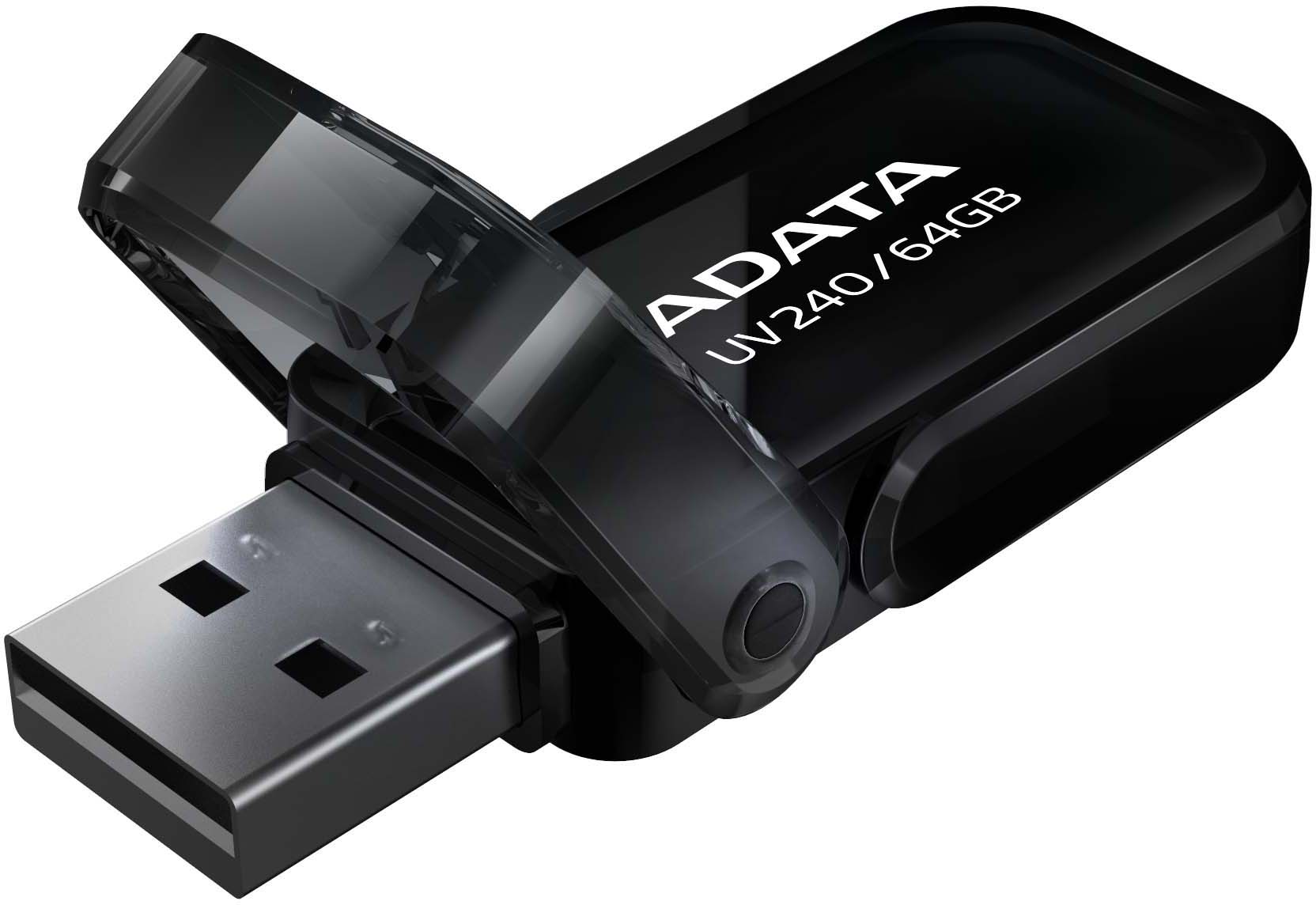 Флешка ADATA Flash Drive UV240 64GB, Black