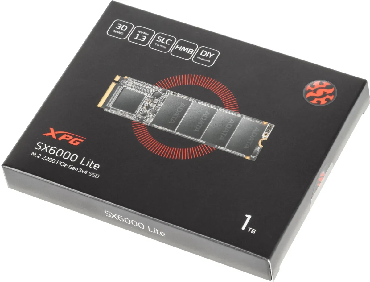 SSD накопитель M.2 A-DATA XPG SX6000 Lite 1TB (ASX6000LNP-1TT-C)