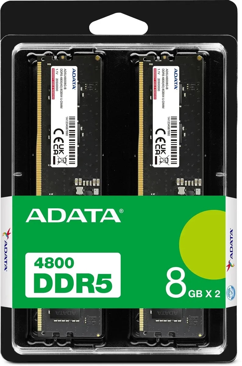 Оперативная память ADATA 16GB AD5U48008G-DT