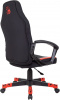 Кресло игровое A4Tech Bloody GC-190 черный/красный текстиль/эко.кожа крестов. пластик