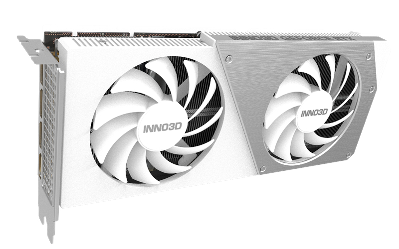 Видеокарта INNO3D NVIDIA GeForce RTX 4060 Ti Twin X2 OC White 16Gb (N406T2-16D6X-178055W)