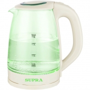 Чайник электрический Supra KES-1810G 1.8л. 1850Вт бежевый (корпус: стекло)