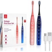 Набор электрических зубных щеток Oclean Find Duo Set E5501 красный/синий