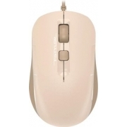 Мышь A4Tech Fstyler FM26S бежевый/коричневый оптическая (2000dpi) silent BT/Radio USB для ноутбука (3but)