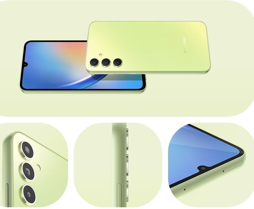 Смартфон Samsung SM-A346E Galaxy A34 5G 256Gb 8Gb зеленый (SM-A346ELGESKZ)