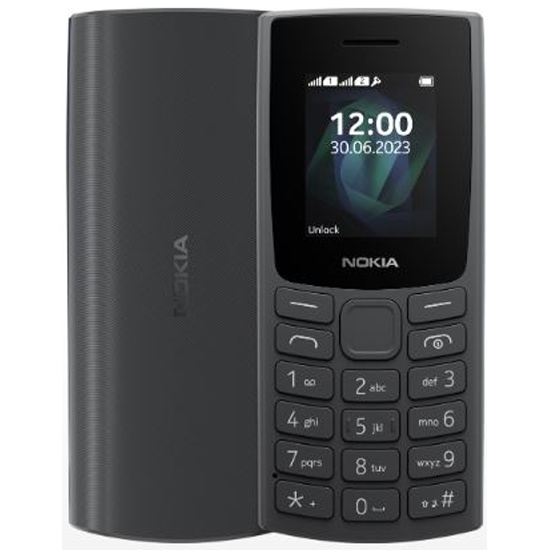 Мобильный телефон Nokia 105 (TA-1569 )SS EAC 0.048 черный моноблок 3G 1.8