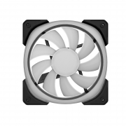 Вентилятор Powercase (M21-14 ARGB) Black 140x140x25мм (PWM, 100шт./кор, 4pin +ARGB Sync, 800-1500±10% об/мин) Bulk