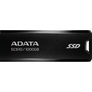 Накопитель SSD A-Data USB 3.1 1TB SC610-1000G-CBK/RD SC610 1.8", черный