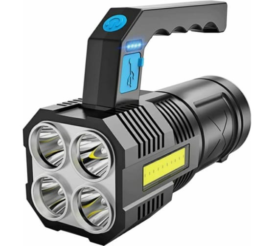 Аккумуляторный фонарь Ultraflash LED53766 15017, черный