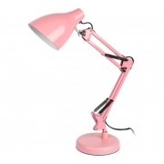 Настольный светильник ЭРА Б0052757 N-123-E27-40W-P Е27, розовый