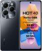 Смартфон Infinix X6836 Hot 40 256Gb 8Gb черный моноблок 3G 4G 2Sim 6.78