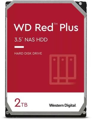 Жесткий диск WD SATA-III 4TB WD20EFPX Red Plus (5400rpm) 64Mb 3.5