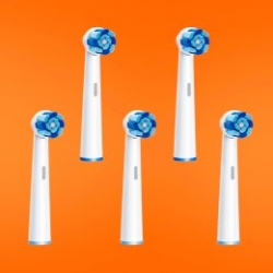 Сменные насадки для электрической зубной щетки Bitvae R2 (5 шт) GLOBAL, белые