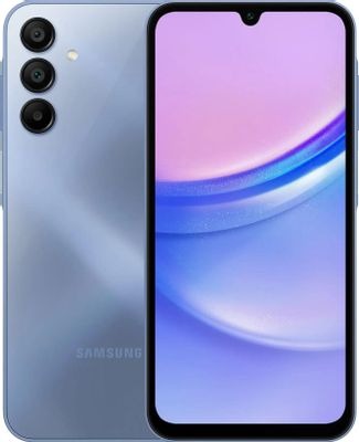 Смартфон Samsung SM-A155F Galaxy A15 128Gb 4Gb синий моноблок 3G 4G 6.5