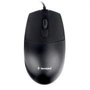 Мышь Gembird MOP-420, USB, черный, 2кн.+колесо-кнопка, 1000 DPI, кабель 1.8м