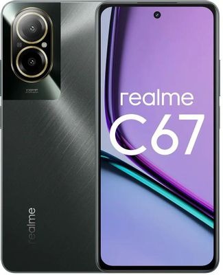 Смартфон Realme RMX3890 C67 256Gb 8Gb черный моноблок 3G 4G 2Sim 6.72