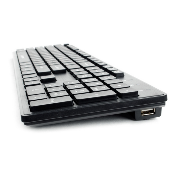 Клавиатура Gembird KB-8360U Шоколадный, USB, 104 клавиши, 2 usb-хаба (KB-8360U) (270142)