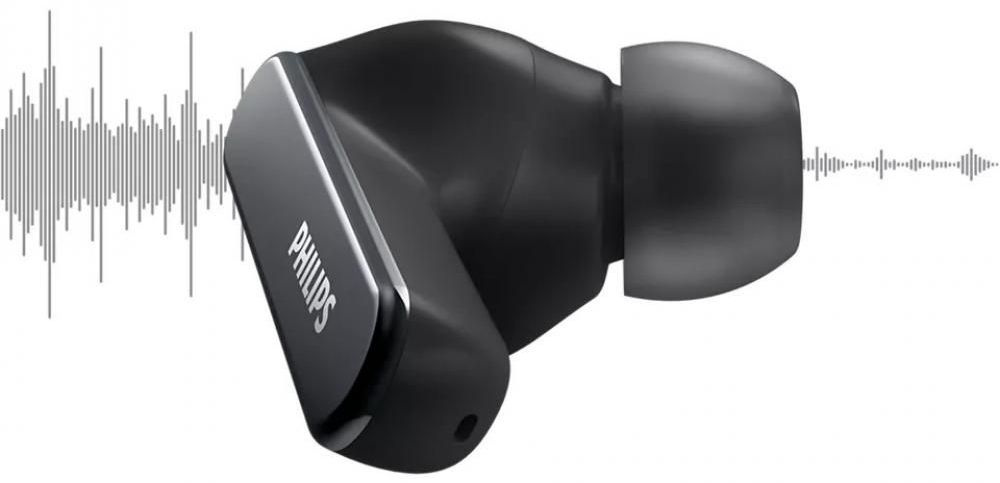 Гарнитура вкладыши Philips TAT5506BK черный беспроводные bluetooth в ушной раковине (TAT5506BK/00)