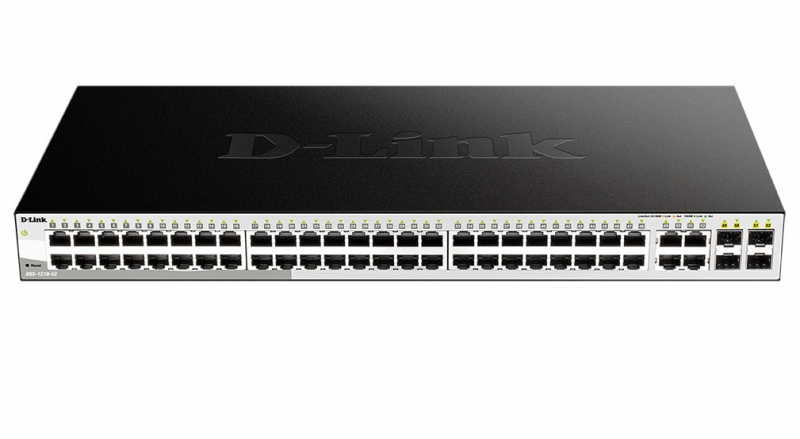 Коммутатор D-Link DGS-1210-52/FL2A 52x1Гбит/с управляемый