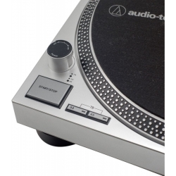 Проигрыватель винила Audio-Tecnica AT-LP120XUSB ручной серебристый