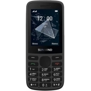 Мобильный телефон SunWind A2401 CITI 128Mb черный моноблок 3G 4G 2Sim 2.4" 240x320 GSM900/1800 GSM1900 microSD max32Gb