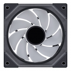 Вентилятор Lian Li  UNI FAN SL-INF 120  Reverse Black 120x120x25мм (PWM, ARGB, 200-2100 об/мин, 29dBa) / UF-RSLIN120-1B