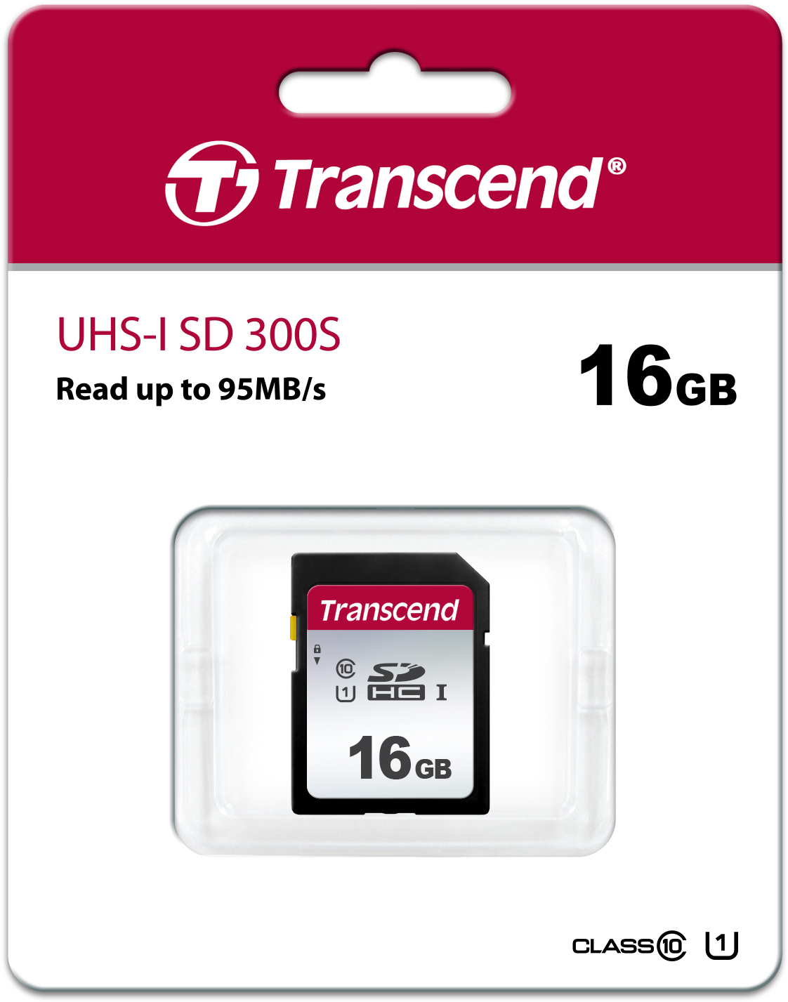 Карта памяти Transcend 16GB SDHC (TS16GSDC300S)