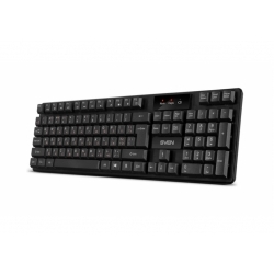 Беспроводная клавиатура Sven KB-C2300W чёрная (SV-021474)