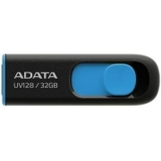 Флеш Диск A-Data 32Gb DashDrive UV128 AUV128-32G-RBE USB3.0, черный/синий