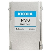 KIOXIA Enterprise SSD 2,5"(SFF), PM6-R, 15360GB, SAS 24G (SAS-4, 22,5Gbit/s), R4150/W3700MB/s, IOPS(R4K) 595K/160K, MTTF 2,5M, 1DWPD/5Y (Read Intensive), TLC, 15mm