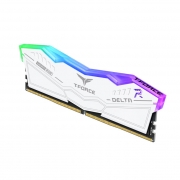 Модуль памяти DDR5 TEAMGROUP T-Force Delta RGB 48GB (2x24GB) 8200MHz CL38 (38-49-49-84) 1.45V / FF4D548G8200HC38EDC01 / White