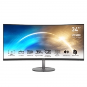 34" MSI PRO MP341CQ Black (VA, 3440x1440, HDMI+HDMI+DP, 1 ms, 178°/178°, 300 cd/m, 3000:1 (100M:1), 100Hz, MM, Curved)
