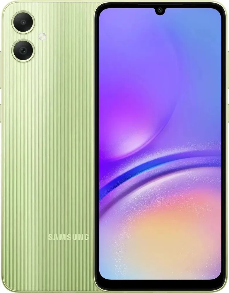 Смартфон Samsung GALAXY A05 4/128GB зеленый (SM-A055FLGGMEA)