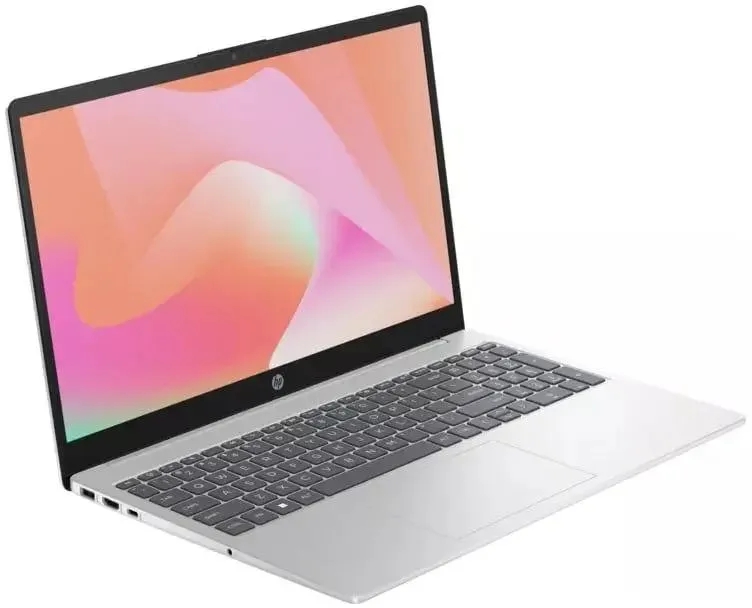 Ноутбук HP 15-fc0007nia серебристый 15.6